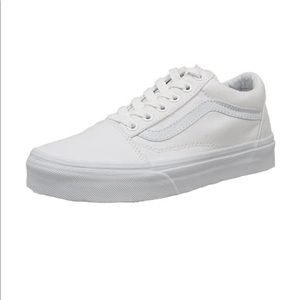 Vans white sneakers